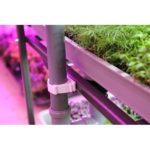 Гидропонная стеллажная ферма для выращивания микрозелени и салатов Полная 5 уровней